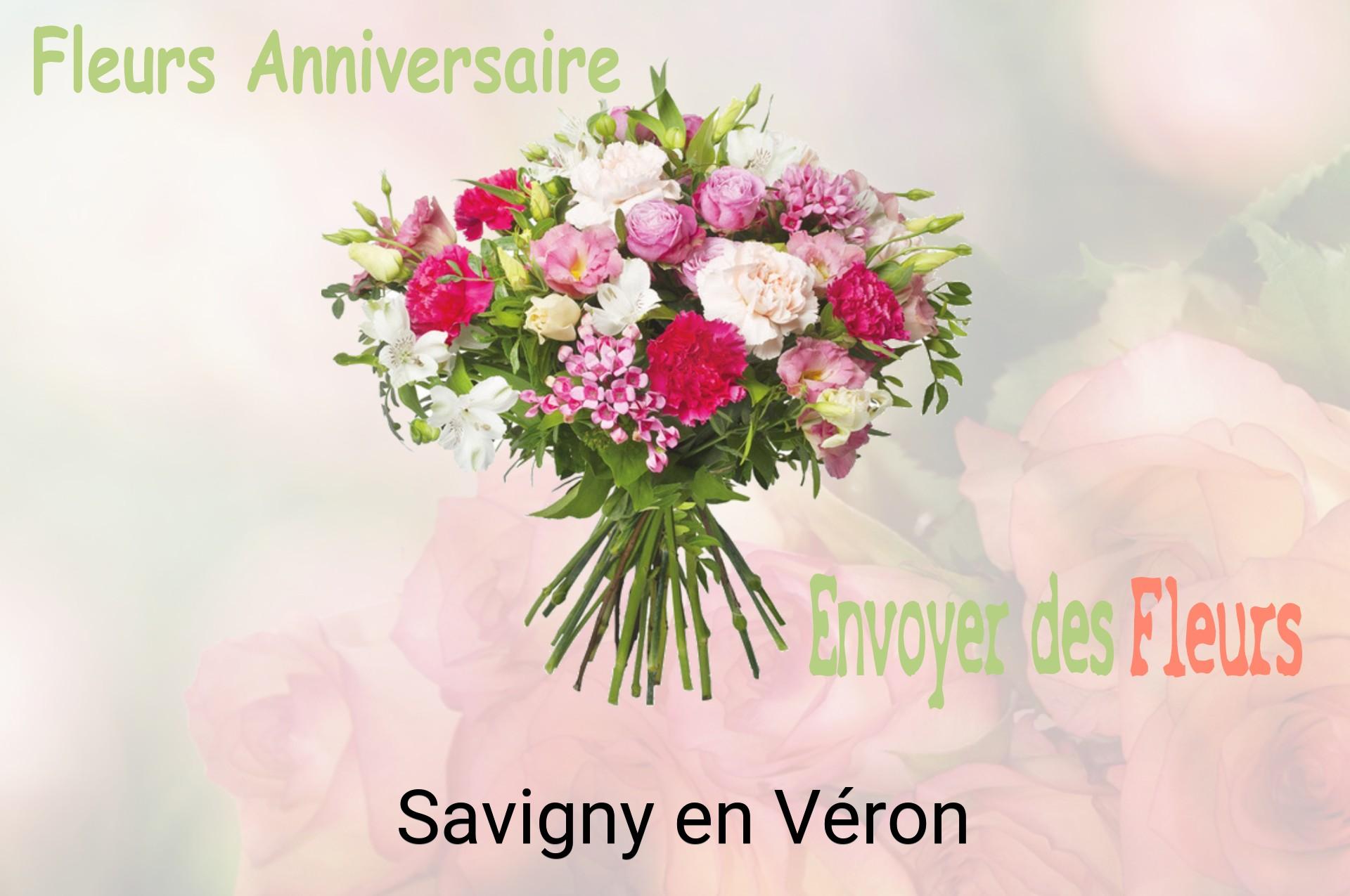 Bouquet de fleurs d’anniversaire livré à Savigny-en-Véron