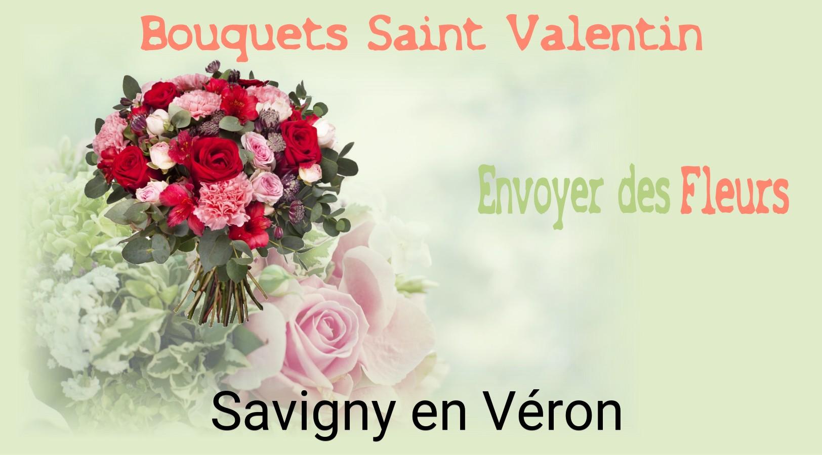 Roses de Saint-Valentin livrées à Savigny-en-Véron